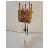 Vintage Blow Mold Gingerbread House Windchimes