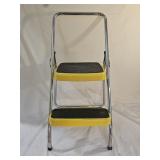 Cosco Mid Century Modern Yellow Step Stool