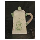 Antique Primitive Dutch HP Wood Soap Dispenser