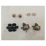 Vintage Brooches and Earrings