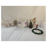 Decorative Boxes, Angel Tree Topper, Collectibles