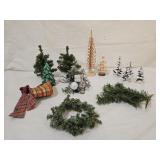 Miniature Christmas Trees and Decor