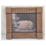Norma Schneeman Prize Sow Pig Folk Art Print
