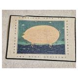 Toland Warren Kimble American Folk Art rug