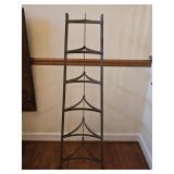 19thC 6 Tier Wrought Iron Farmhouse Cookware Stand