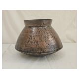 Vintage Hand Hammered Heavy Copper Vessel