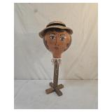 Folk Art Dried Gourd Handmade Hat Stand
