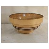 7" Antique Vintage Yellowware Pottery Mixing Bowl