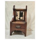 Antique Victorian Edwardian Parlor Shaving Mirror