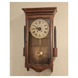 Vintage New England 8 Day Pendulum Wall Clock