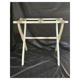 Vintage Scheibe Wooden Luggage Rack