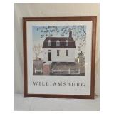 Orrell House Williamsburg Robb Folk Art Print