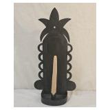 Early American Metal Single Candle Wall Sconce