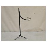 Early American Hand Forged Iron Candle Holder