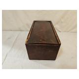 Antique Early American Candle Box with Candles