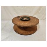 Vintage Industrial Wood Textile Bobbin Spool