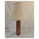 Antique German Stoneware Bottle Lamp