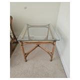 Vintage Ficks Reed Mid Century Modern Bamboo Table