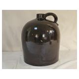 11" Antique Vintage Brown Glazed Stoneware Jug