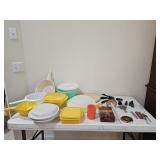 Vintage Barware and Tupperware
