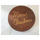 9" Foltz Pottery Folk Art Glazed Redware Plate