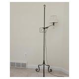 Ant. EARLY American Wrought Iron Floor Lamp