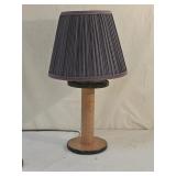 Vintage Industrial Textile Wooden Spool Lamp