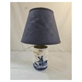Antique Converted Tea Canister Lamp Marked Germany