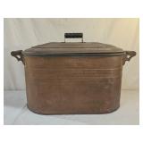 Antique Atlantic Copper Wash Tub Boiler