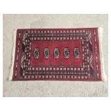 Bokhara Wool 2 x 3.1 Rug Handmade in Pakistan