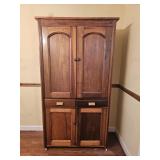 Antique Punched Tin Pie Safe