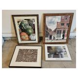 4 Architectural & Landscape Framed Photographs