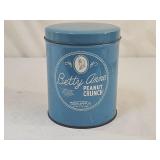 Vintage Betty Anne Peanut Crunch Advertising Tin