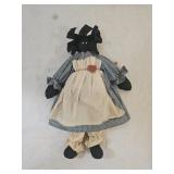 Country Primitive Folk Art Black Americana Doll
