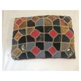 Vintage Patchwork Crazy Quilt Pillow