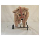 Barbara Bauman Plush Teddy Bear Pull Toy