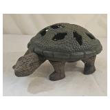 Vintage Cast Iron Turtle Tealight Candle Holder