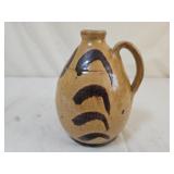 7" Greg Shooner Folk Art Redware Pottery Jug