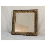 Antique Beveled Mirror with Gilded Carved Frame