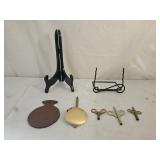 Antique Clock Keys, Pendulum, Ornament, Easels