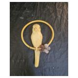 Vintage Celluloid Perched Bird Toy