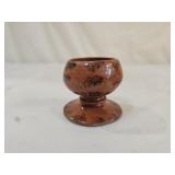 2.5" Greg Shooner Folk Art Redware Pottery Cup