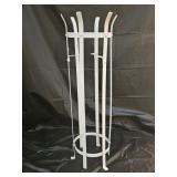 White Modern Metal Plant Stand