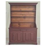 D.R. Dimes Early American 2pc Cherry Cupboard