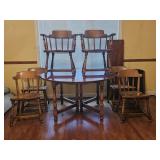 Early American Barnard & Simonds Table & Chairss