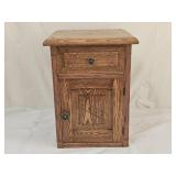 Victorian Carved Oak Hat Box with Drawer