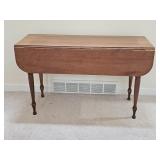 Antique Early American Cherry Drop Leaf Table