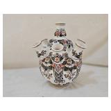 Vintage Dutch Delft Ceramic Multi Spout Tulip Vase