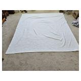 Vintage Matelasse Medallion Pattern Bedspread