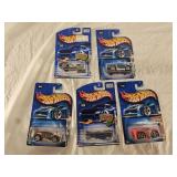 5 NIB Hot Wheels Diecast Cars